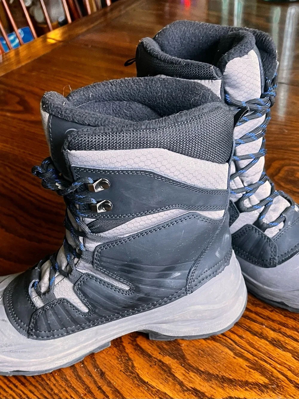 Kamik Black and Gray Men's Insulated Winter Boots